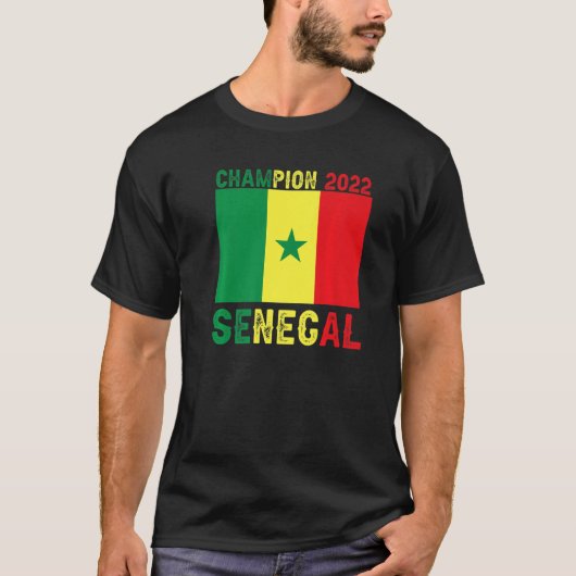 Senegal Champion 2022 T-shirt (Voorkant)