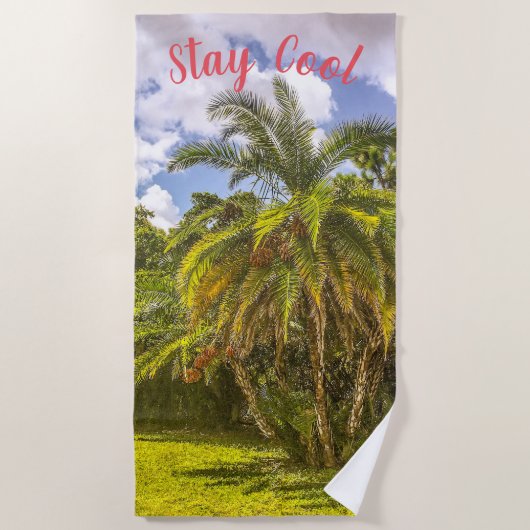Senegal Date Palm Beach Towel Strandlaken (Voorkant)
