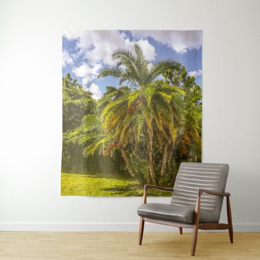 Senegal Date Palm Tapestry Wandkleed (In situ)