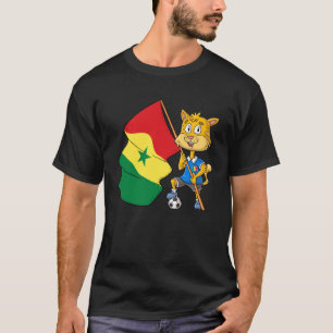 Senegal Fan Cat T-shirt