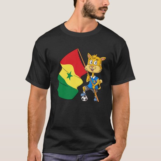 Senegal Fan Cat T-shirt (Voorkant)