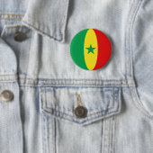 Senegal Fisheye Vlag Button (In situ)