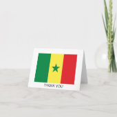 Senegal Flag Bedankkaart (Voorkant)