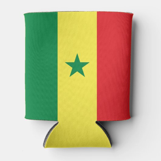 Senegal Flag Blikjeskoeler (Voorkant)