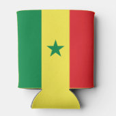 Senegal Flag Blikjeskoeler (Achterkant)