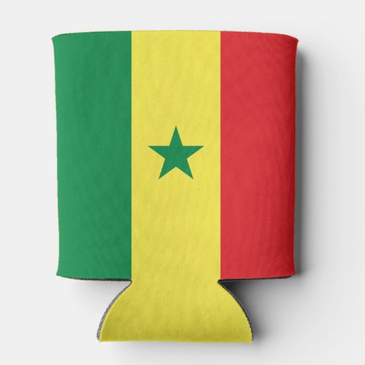 Senegal Flag Blikjeskoeler (Achterkant)