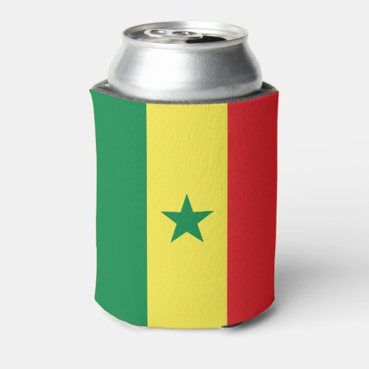 Senegal Flag Blikjeskoeler (Blikje Achterkant)