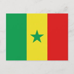 Senegal Flag Briefkaart