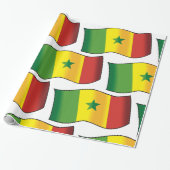 Senegal Flag Cadeaupapier (Uitgerold)