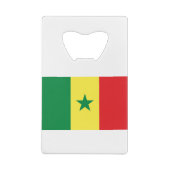 Senegal Flag Creditkaart Flessenopener (Achterkant)