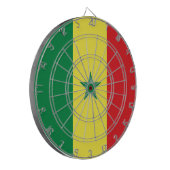 Senegal Flag Dartbord (Voorkant Links)