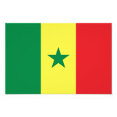 Senegal Flag Foto Afdruk (Voorkant)