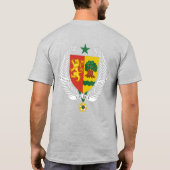 Senegal Flag Independence Celebration T-shirt (Achterkant)