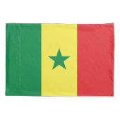 Senegal Flag Kussensloop (Achterkant)