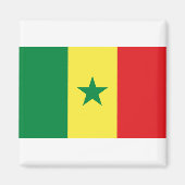 Senegal Flag Magneet (Voorkant)