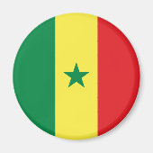 Senegal Flag Magneet (Voorkant)