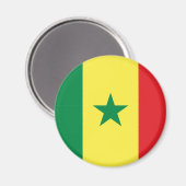 Senegal Flag Magnet (Voorkant / Achterkant)