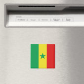 Senegal Flag Magnet (Insitu (Vaatwasser))