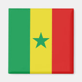 Senegal Flag Magnet (Voorkant)