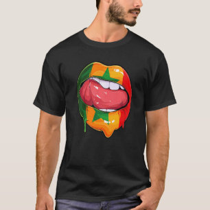 Senegal Flag Mond Voetbal Senegalees T-shirt