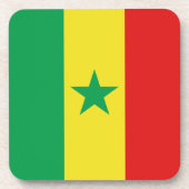 Senegal Flag Onderzetter (Voorkant)