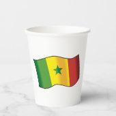 Senegal Flag Papieren Bekers (Voorkant)