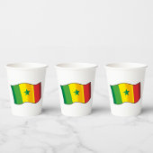 Senegal Flag Papieren Bekers