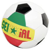 Senegal Flag Patriotic Voetbal (Drie kwart)
