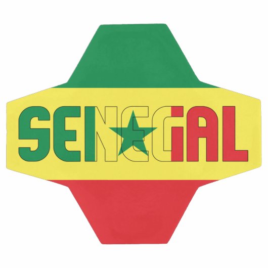 Senegal Flag Patriotic Voetbal (Enkel)