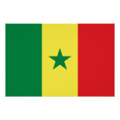 Senegal Flag Perfect Poster (Voorkant)