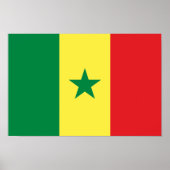 Senegal Flag Poster (Voorkant)