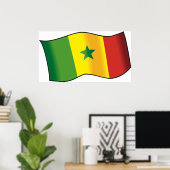 Senegal Flag Poster (Thuiskantoor)