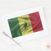 Senegal Flag Rechthoekige Sticker (Envelop)