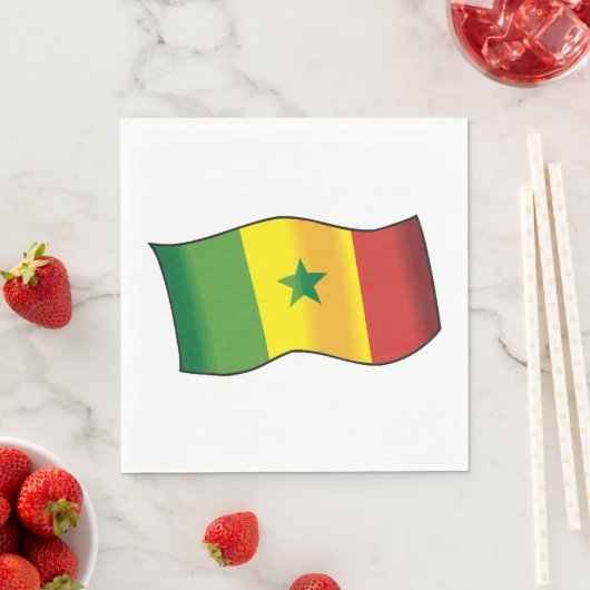 Senegal Flag Servet (Insitu)