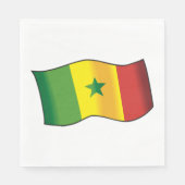 Senegal Flag Servet (Voorkant)