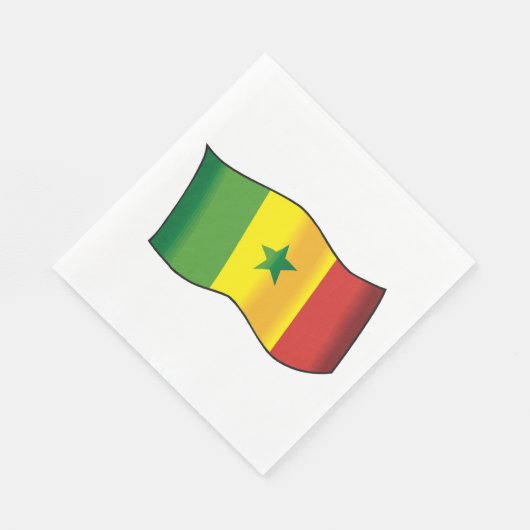 Senegal Flag Servet (Hoek)