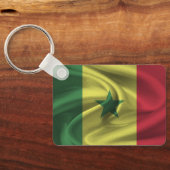 Senegal Flag Sleutelhanger (Achterkant)