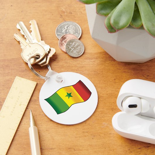 Senegal Flag Sleutelhanger