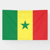 Senegal Flag Spandoek (Horizontaal)
