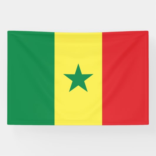 Senegal Flag Spandoek (Horizontaal)