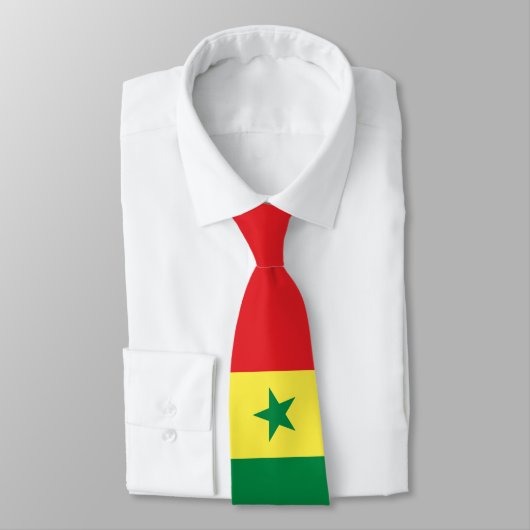 Senegal Flag Stropdas (Gebonden)