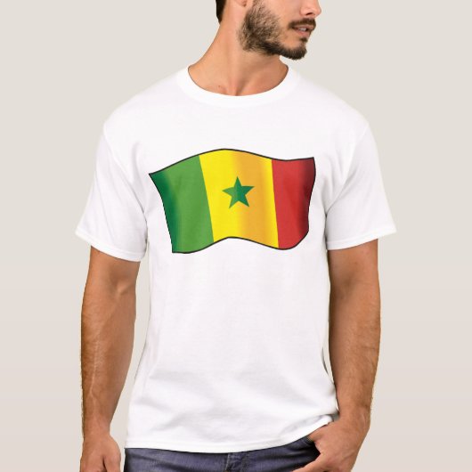 Senegal Flag T-shirt (Voorkant)