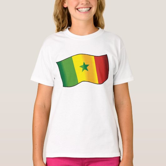 Senegal Flag T-shirt (Voorkant)
