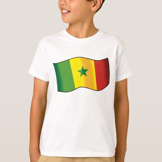 Senegal Flag T-shirt (Voorkant)