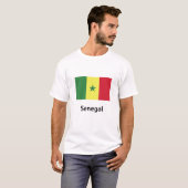 Senegal Flag T-shirt (Voorkant volledig)
