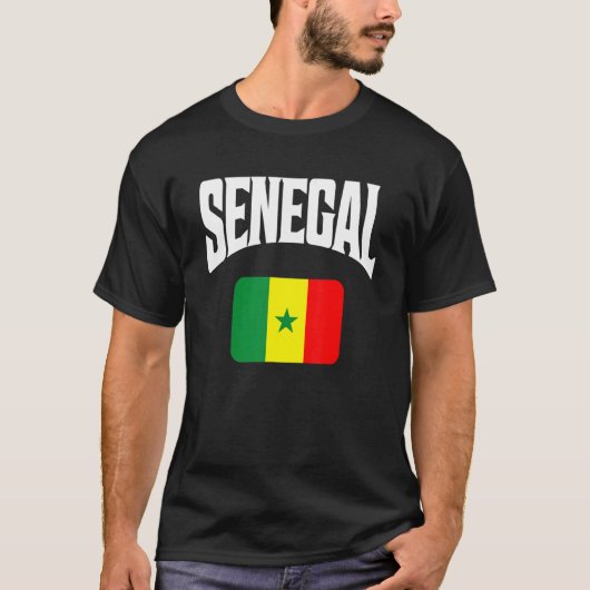 Senegal Flag T-shirt (Voorkant)