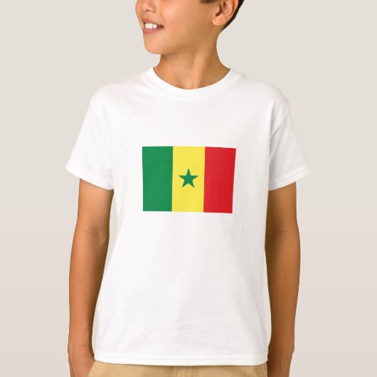 Senegal Flag T-shirt (Voorkant)