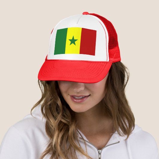 Senegal Flag Trucker Pet (In situ)
