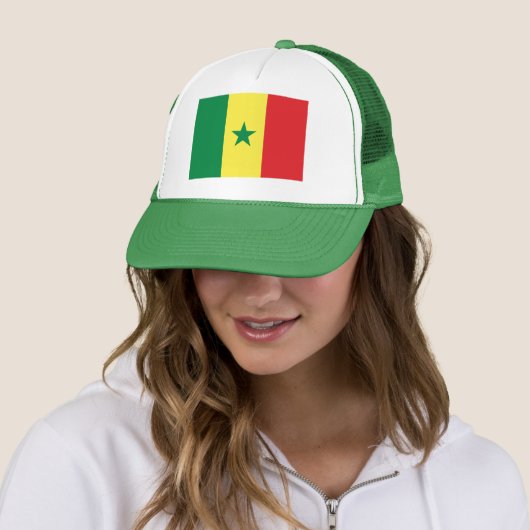 Senegal Flag Trucker Pet (In situ)