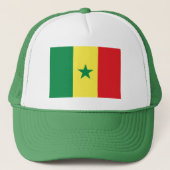 Senegal Flag Trucker Pet (Voorkant)